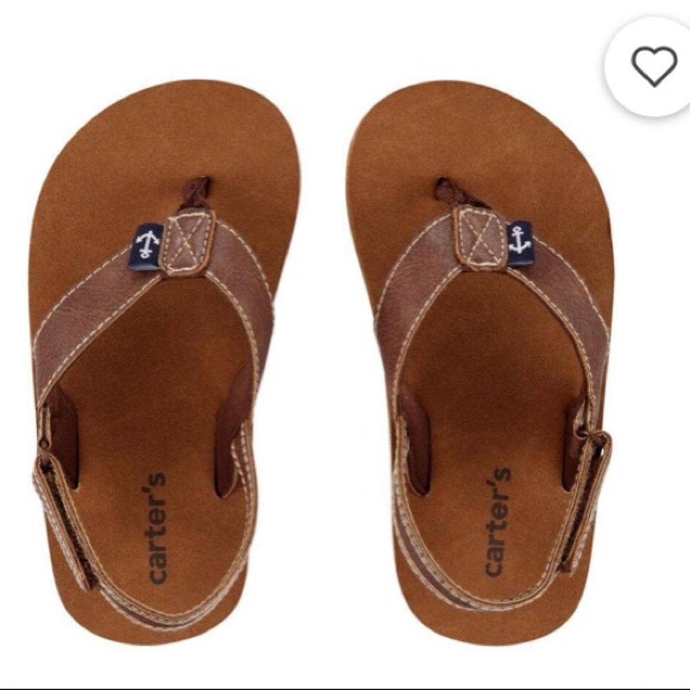 Baby boy flip flops